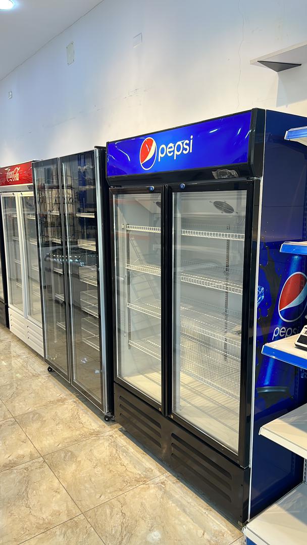 Single door commercial display fridge